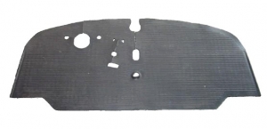 Front rubber floor mat