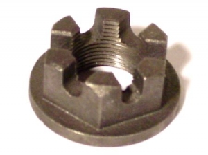 Castle nut rear hub