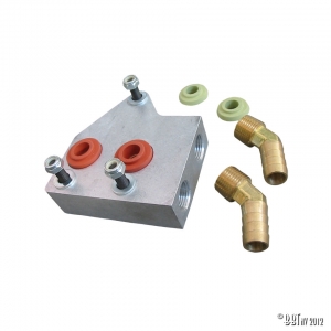 Dual oil cooler adapter