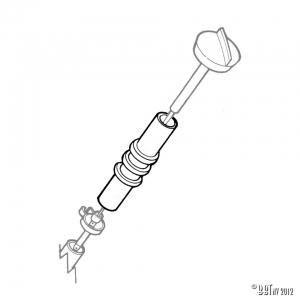 Boot on dip stick tube