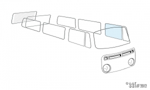 Doorwindow, left