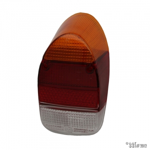 Tail light lens, European Orange/red/transparent each