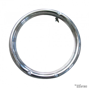 Chrome headlight ring with regulator screw in the ring (for n° 0660 and 0660-5)