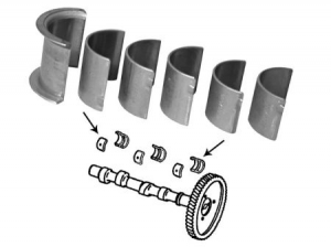 Camshafts bearings, standard